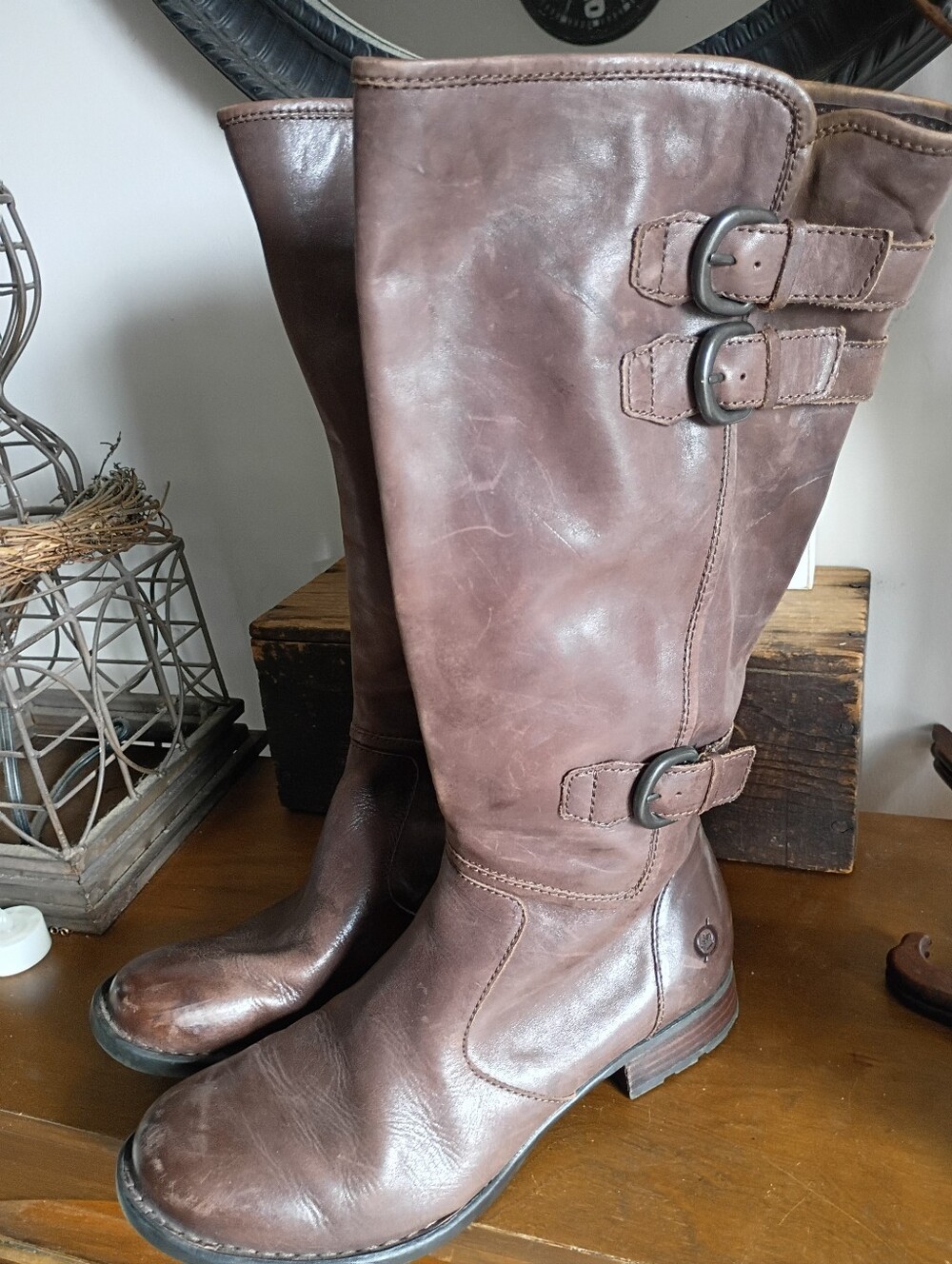 Born Women's Attila Tall  Brown Boots,